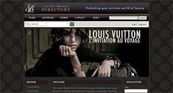 Desktop Screenshot of luxurybrandsdirectory.com